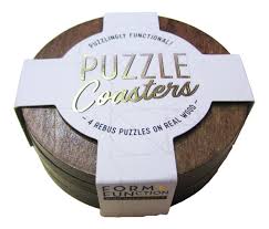 Rebus Puzzle Coasters