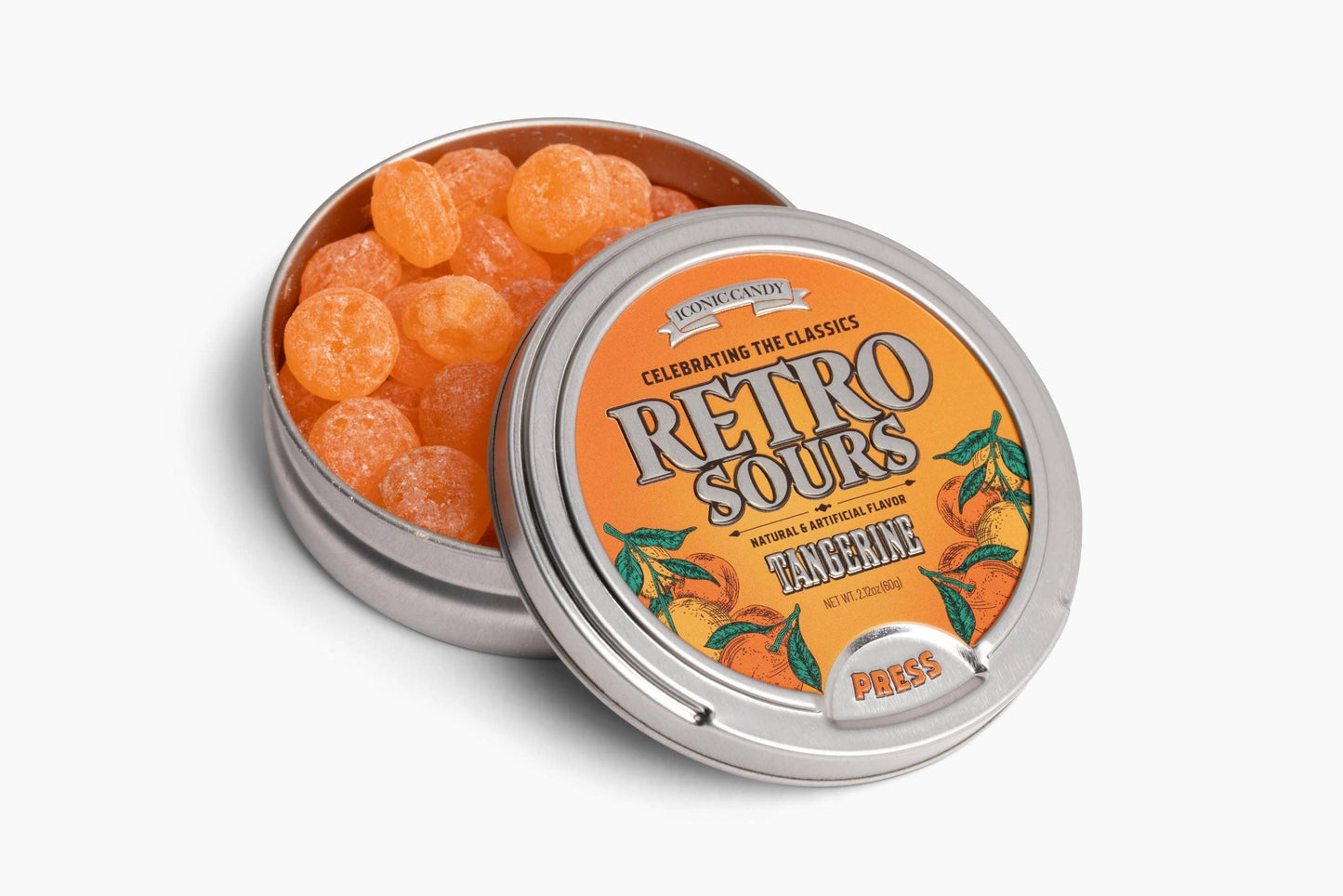 Retro Sours Tangerine Tin