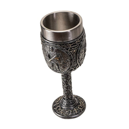 Medieval Knight Wine Goblet