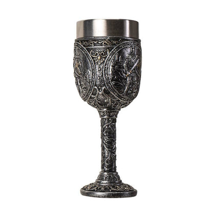Medieval Knight Wine Goblet