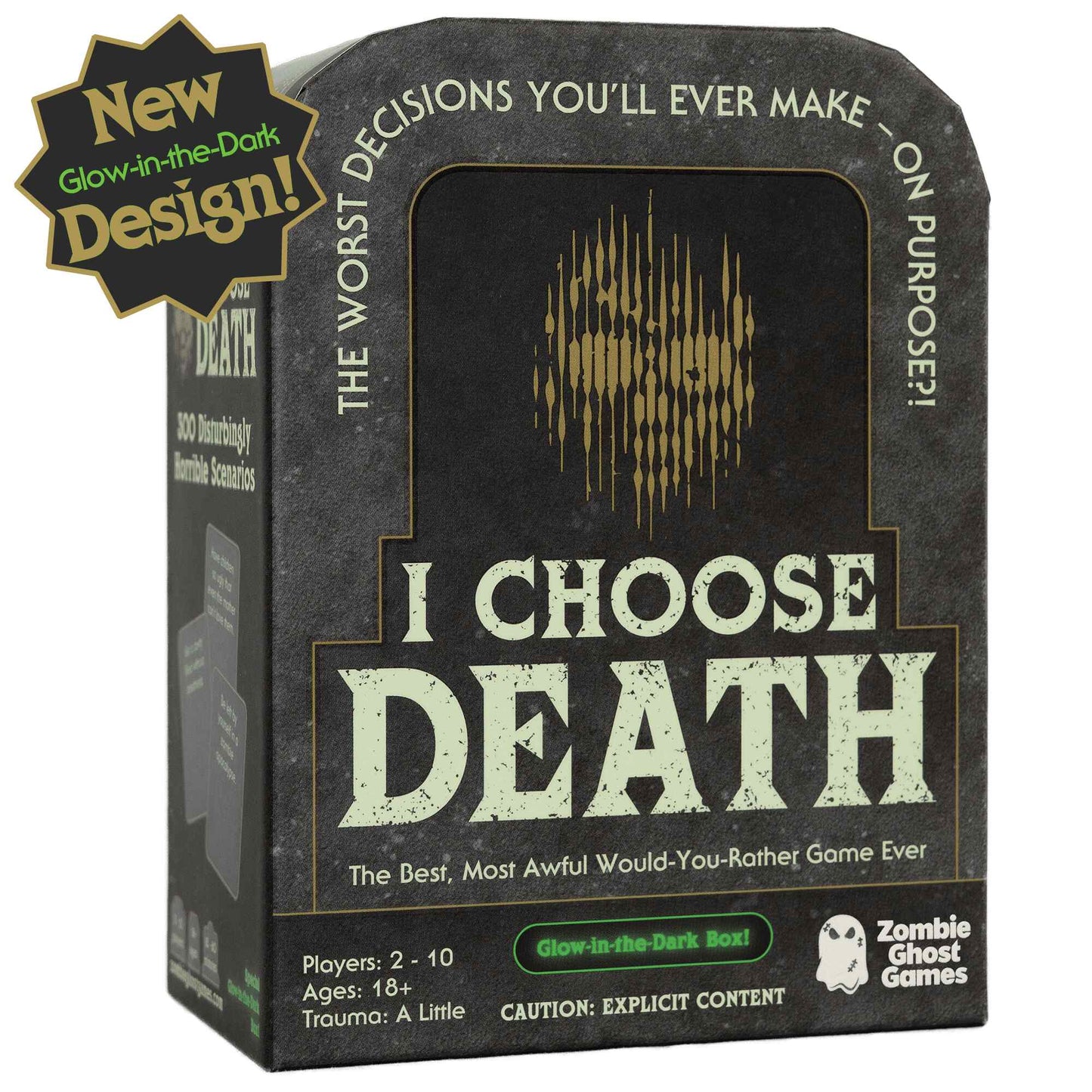 I Choose Death Would-You-Rather Card Game (Glow-in-the-Dark)