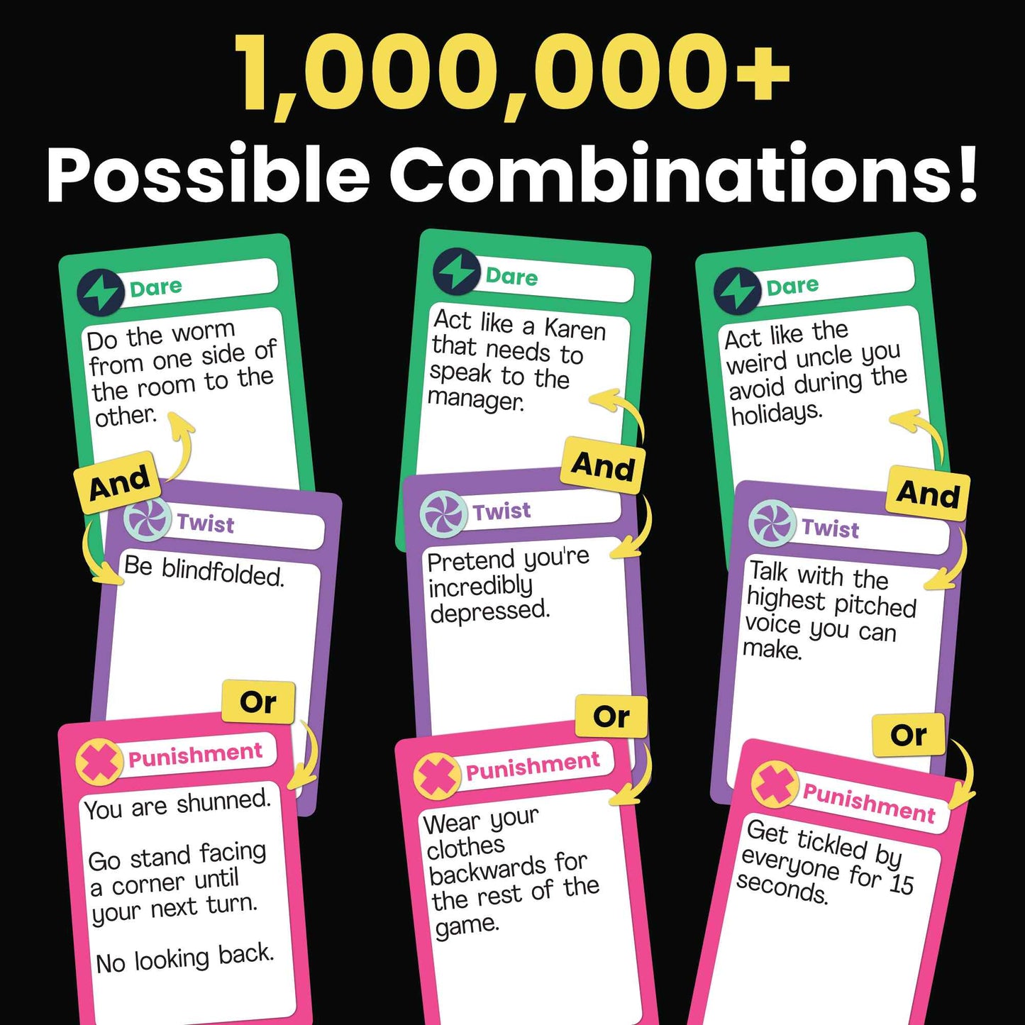 Punish Me, Daddy Party Game with Over 1,000,000 Combinations