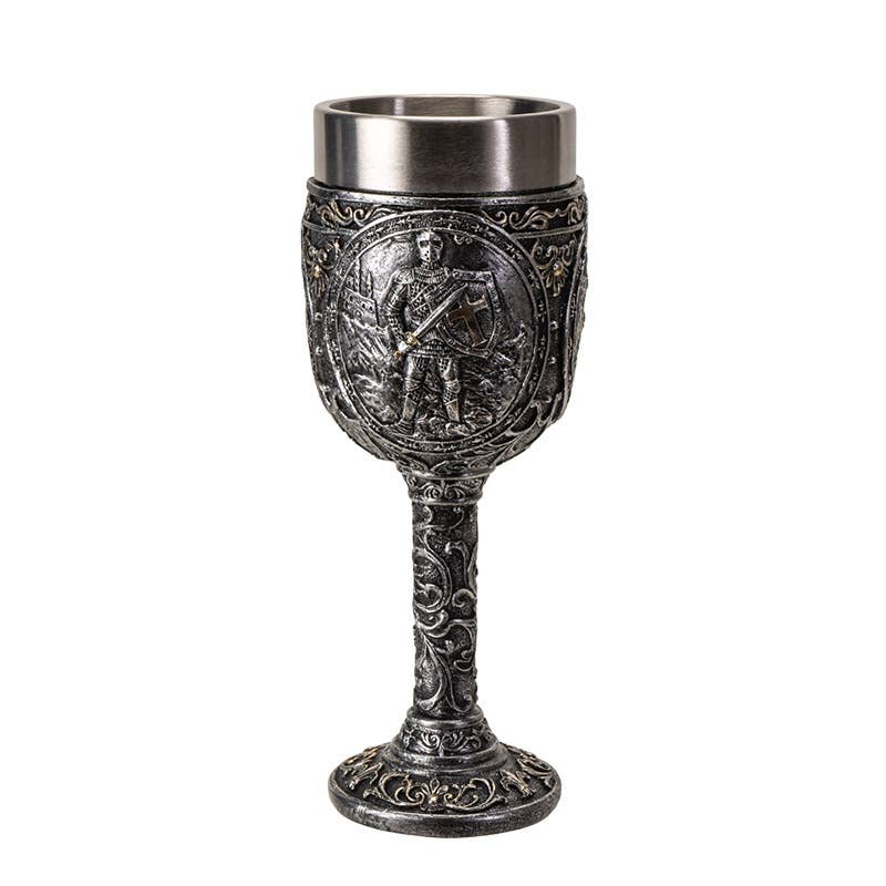 Medieval Knight Wine Goblet