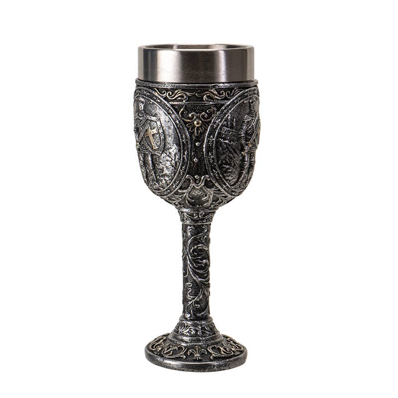 Medieval Knight Wine Goblet